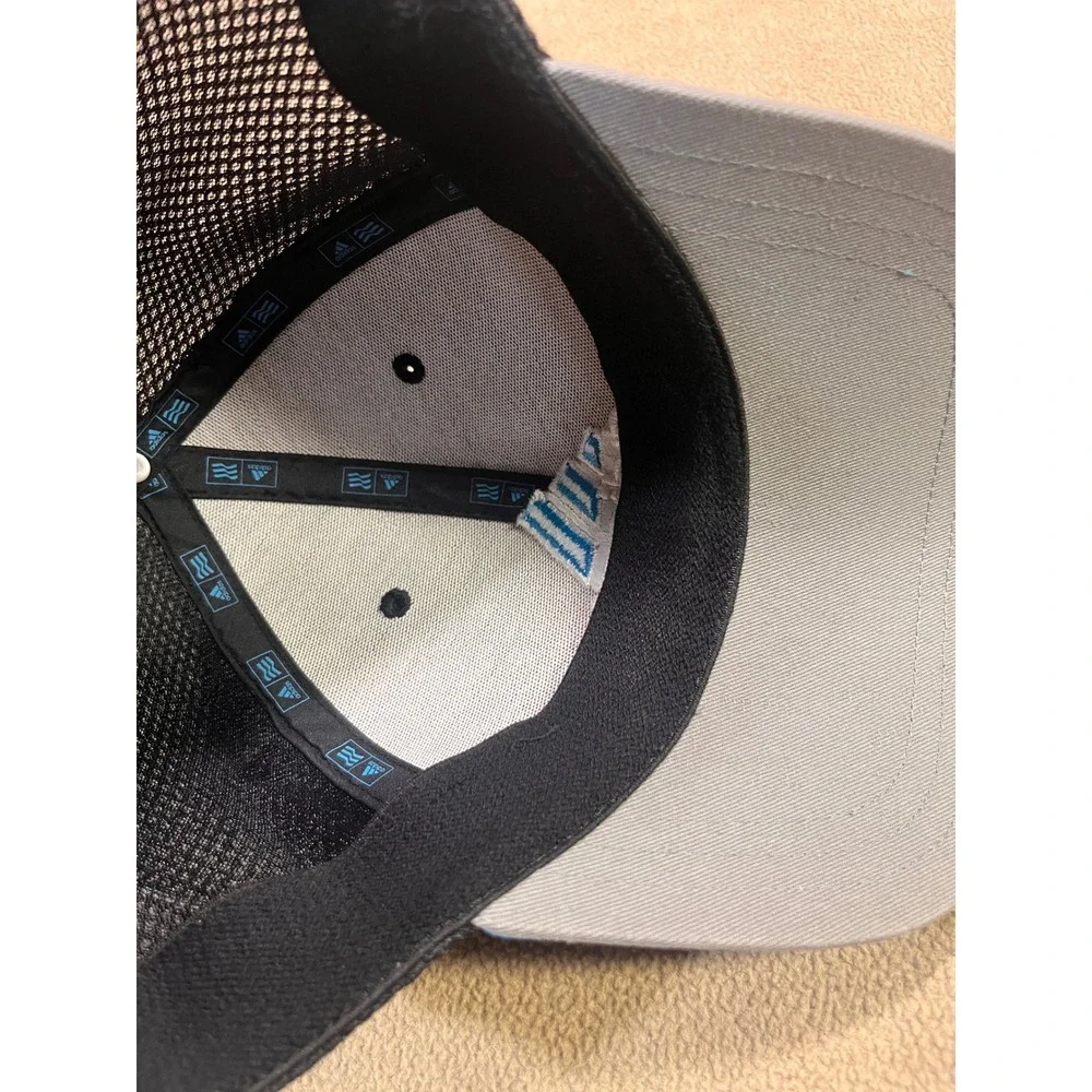 Adidas Adizero TaylorMade Golf Hat Black Blue Mesh Performance Cap Mens Stretch